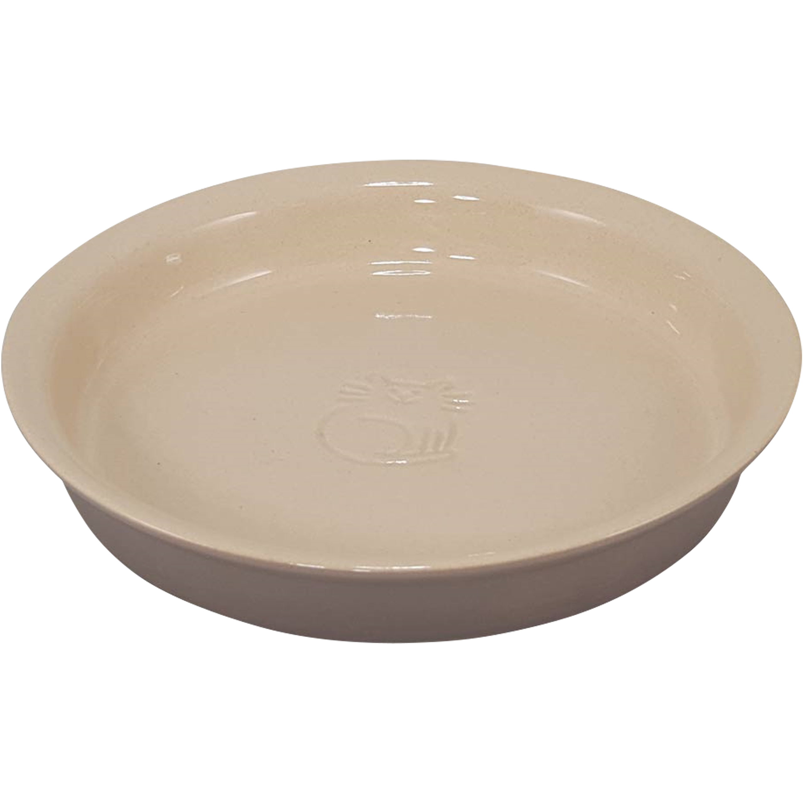 Miska ceramiczna dla kota Nobby 16 cm - kremowo-szary
