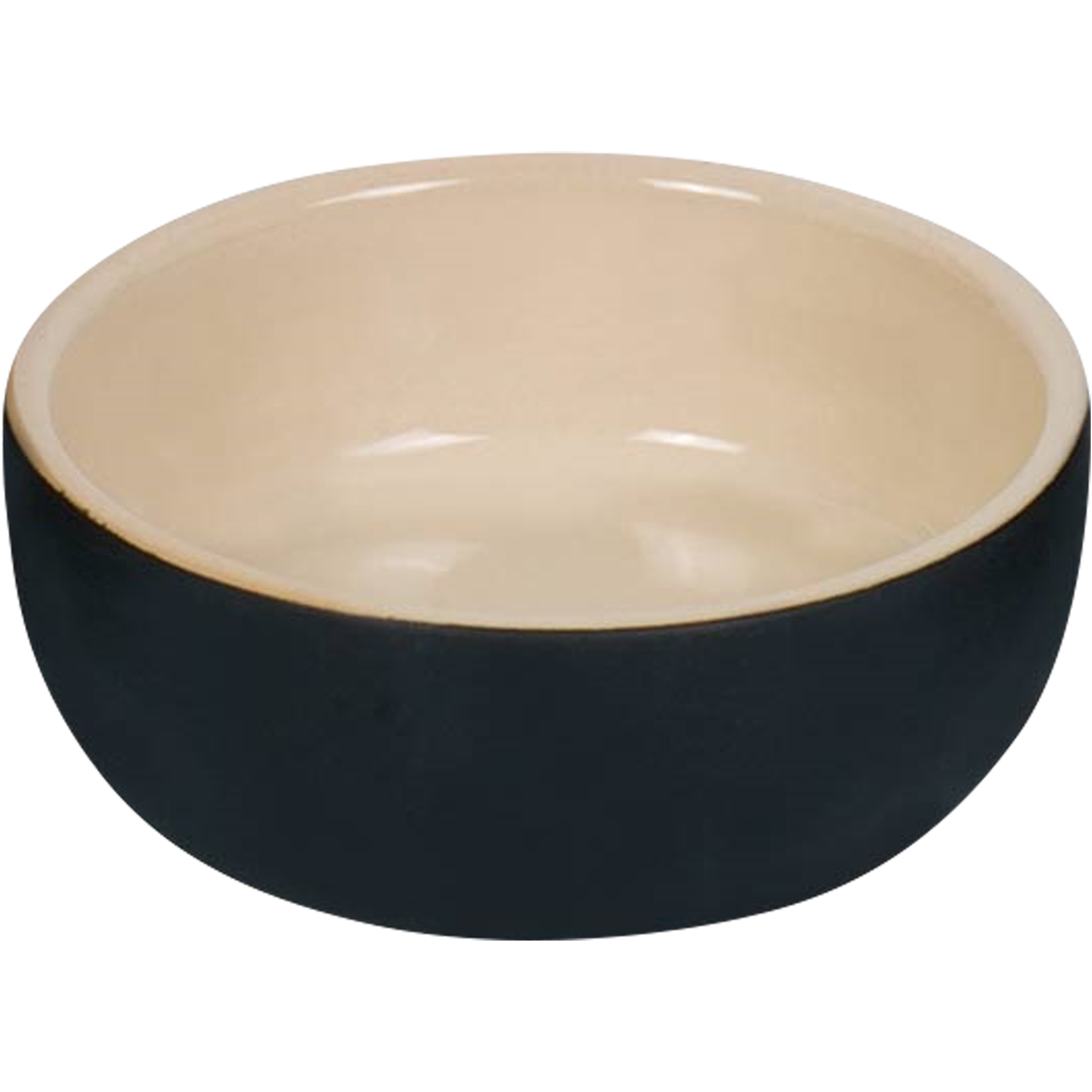 Miska ceramiczna dla psa i kota Nobby 13,5 cm czarno-beżowa